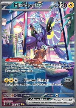 Miraidon ex (SVI 244) Escarlata y Púrpura - Ingles