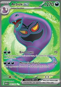 Arbok ex (MEW 185) 151 - Español