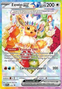 Eevee ex (SVP 174) SV Black Star Promos - Español