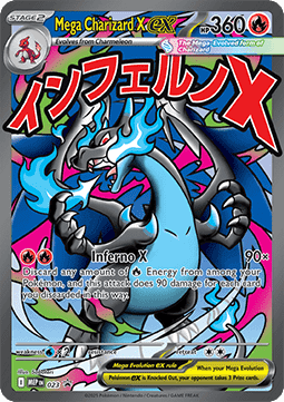 Mega Charizard X ex (MEP 023) MEP Black Star Promos - Ingles