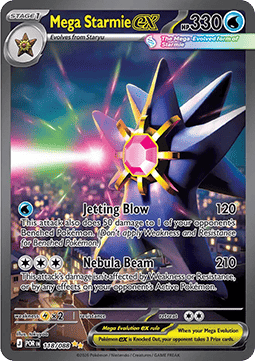 Mega Starmie ex (POR 118) Equilibrio Perfecto - Español