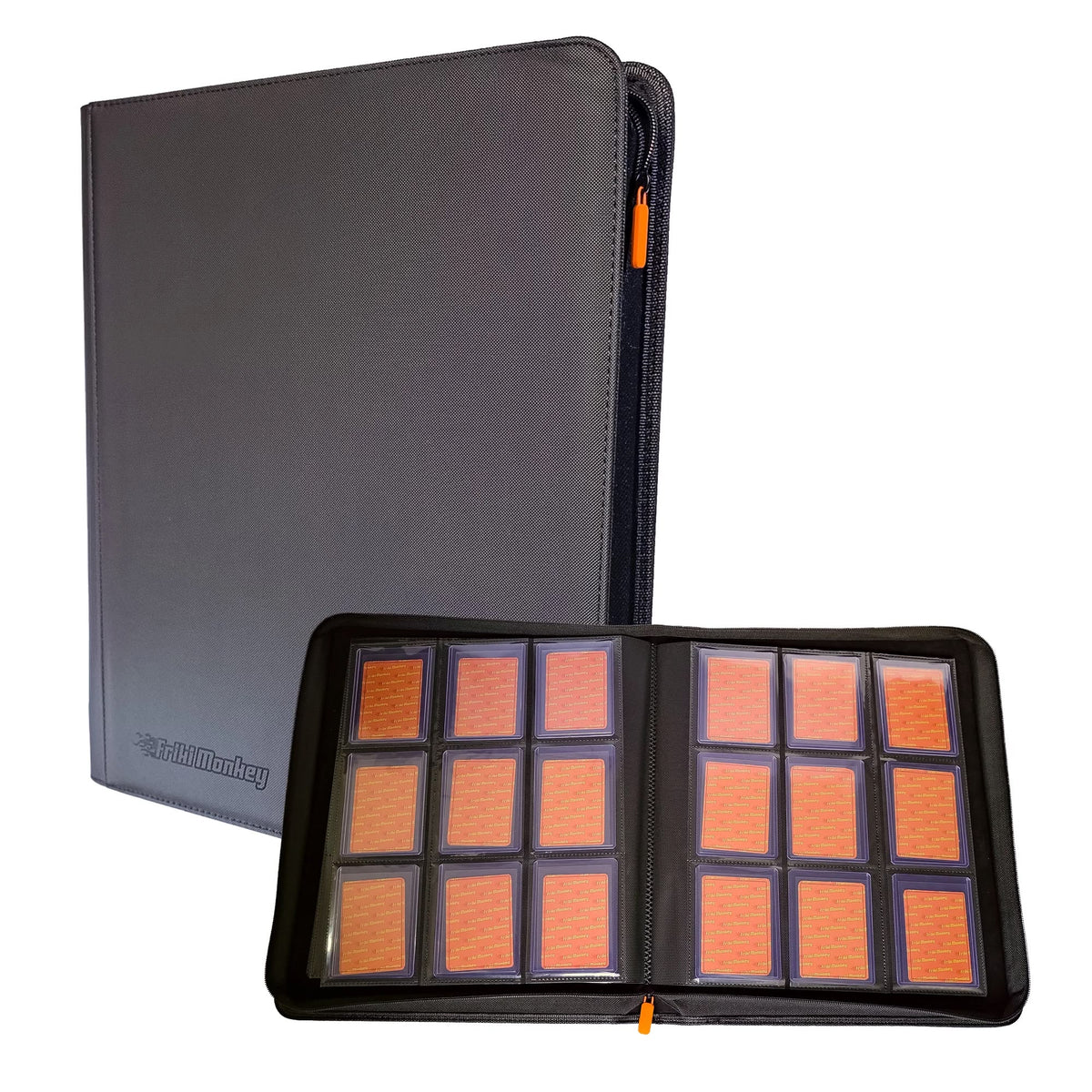 Toploader Album 3×3 – 360 Capacity with Zipper | Friki Monkey