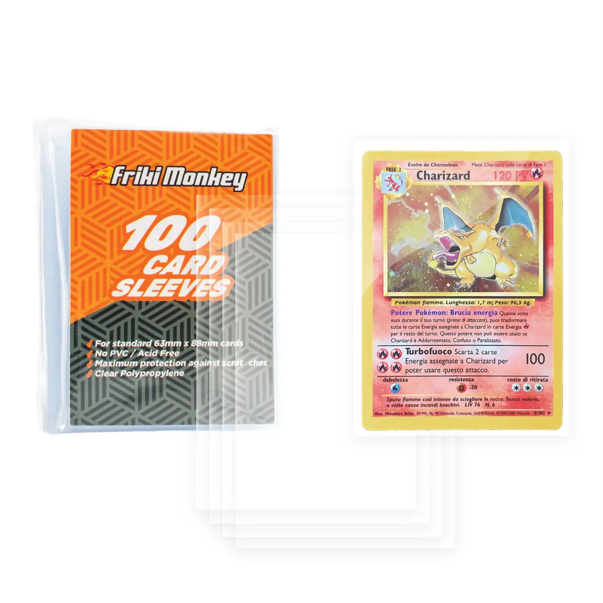 Universal Card Sleeves - 68x94mm for Pokémon , Magic The Gathering and Yugi-Oh cards - The Ultimate Protection for Your Best Collectibles